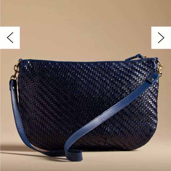 Clare V. Moyen Messenger - Twilight Blue Zig Zag - Picture 2 of 7